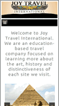 Mobile Screenshot of joytravelinternational.com